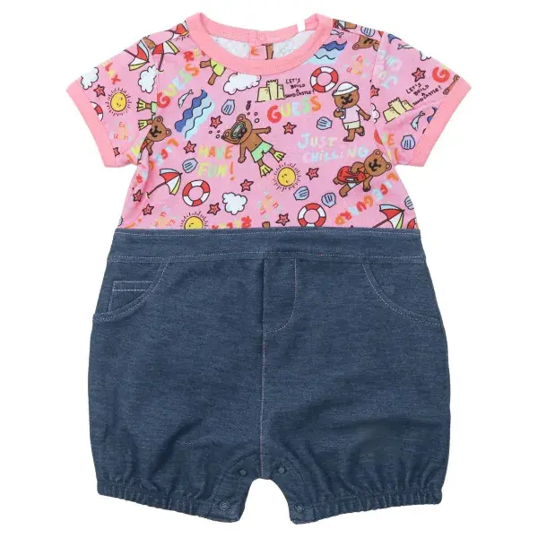 Боди стандартной формы Guess, розовый
Боди стандартной формы Guess, розовый