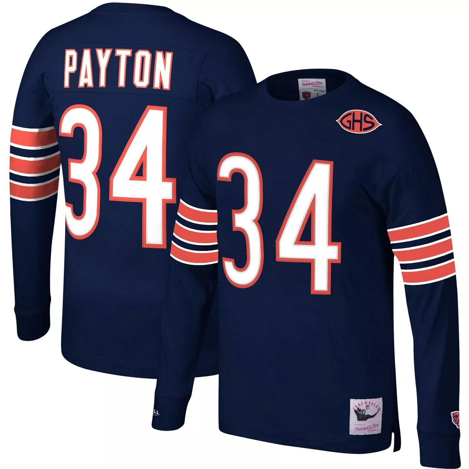 Мужской топ с длинными рукавами Mitchell & Ness Walter Payton темно-синего цвета Chicago Bears Throwback Имя и номер игрока в отставке, Синий, Мужской топ с длинными рукавами Mitchell & Ness Walter Payton темно-синего цвета Chicago Bears Throwback Имя и н
Мужской топ с длинными рукавами Mitchell & Ness Walter Payton темно-синего цвета Chicago Bears Throwback Имя и номер игрока в отставке, Синий, Мужской топ с длинными рукавами Mitchell & Ness Walter Payton темно-синего цвета Chicago Bears Throwback Имя и н