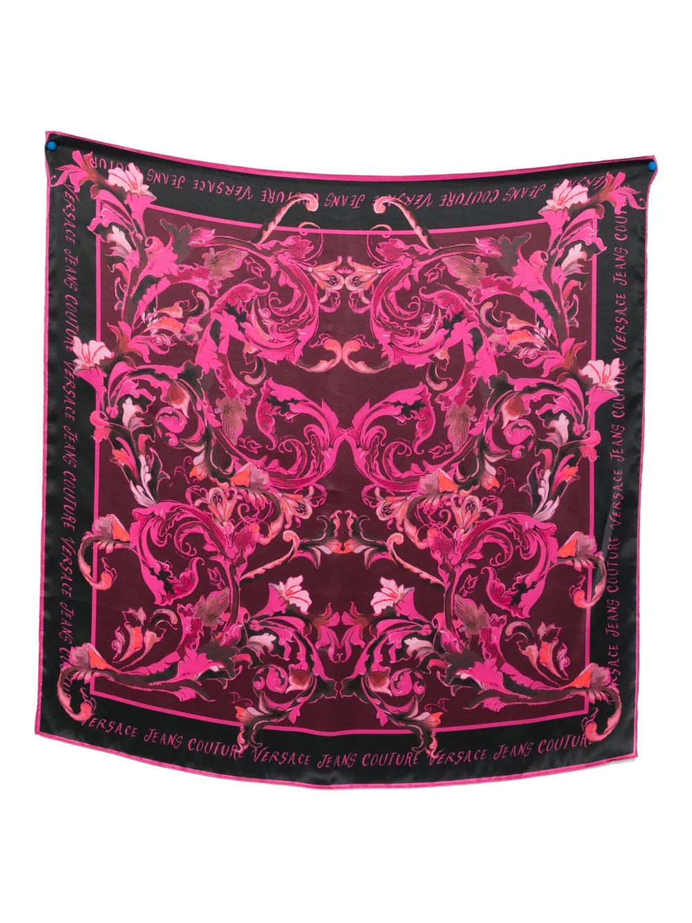 Шелковый платок с принтом Versace Jeans Couture, розовый
Шелковый платок с принтом Versace Jeans Couture, розовый