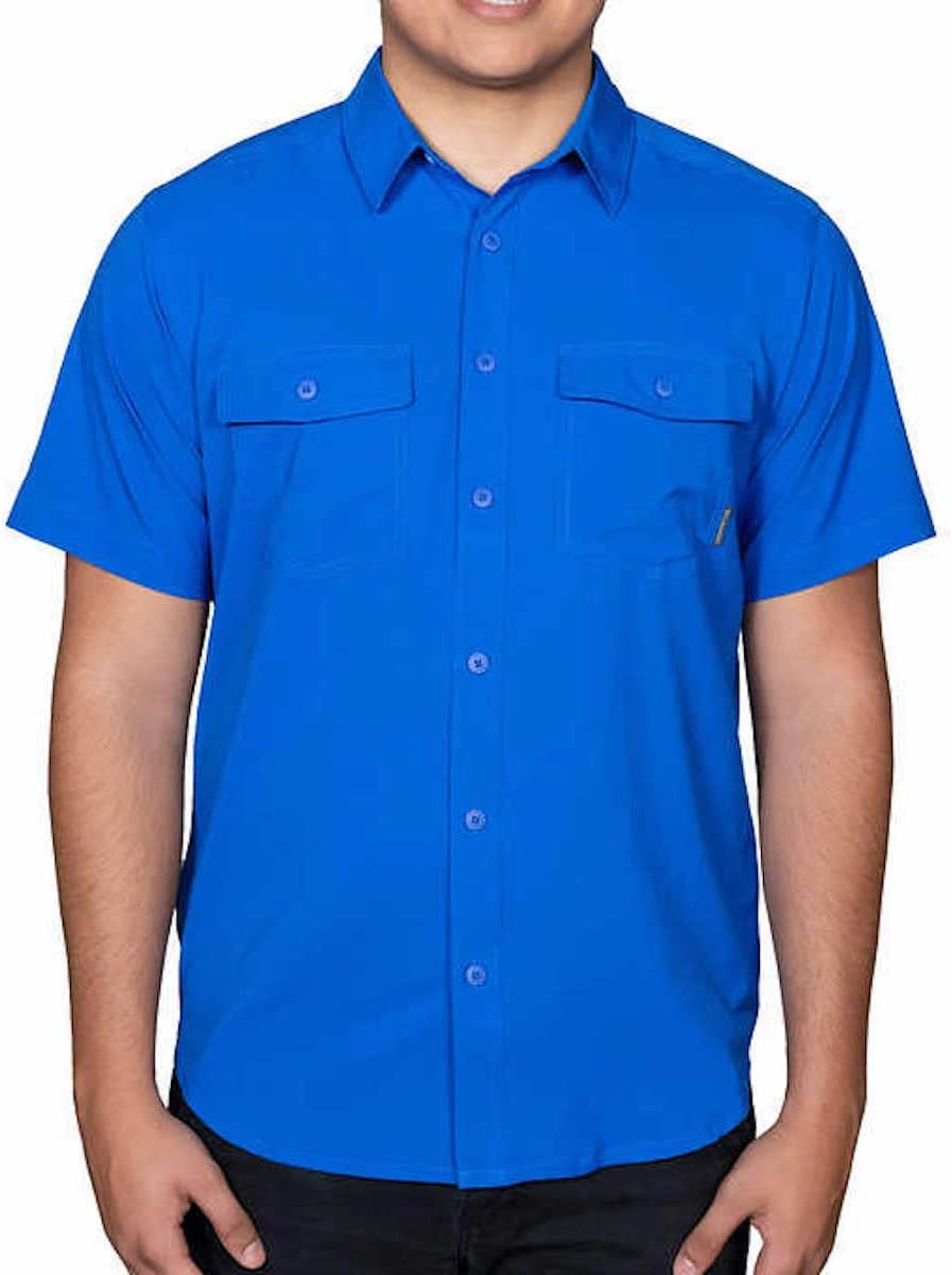 Columbia мужская Omni-Shade Omni-Wick James Bay рубашка с коротким рукавом на пуговицах, Azul
Columbia мужская Omni-Shade Omni-Wick James Bay рубашка с коротким рукавом на пуговицах, Azul