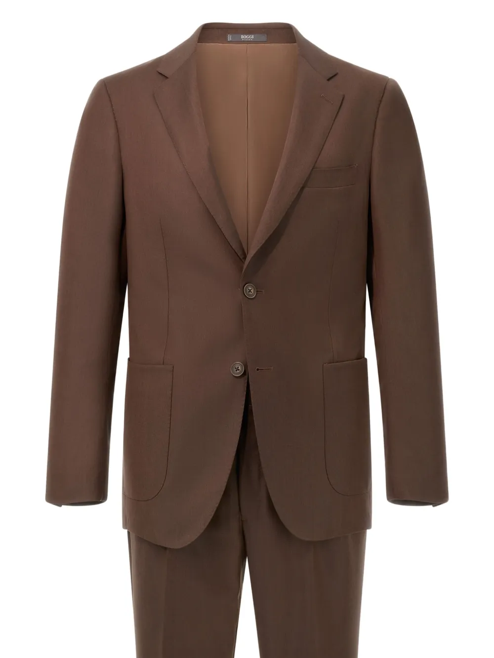 Костюм с однобортным пиджаком Boggi Milano, коричневый
Костюм с однобортным пиджаком Boggi Milano, коричневый