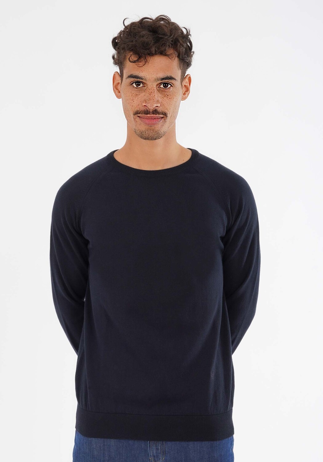 Пуловер HONESTY RULES Knitter Basic, синий 
Пуловер HONESTY RULES Knitter Basic, синий