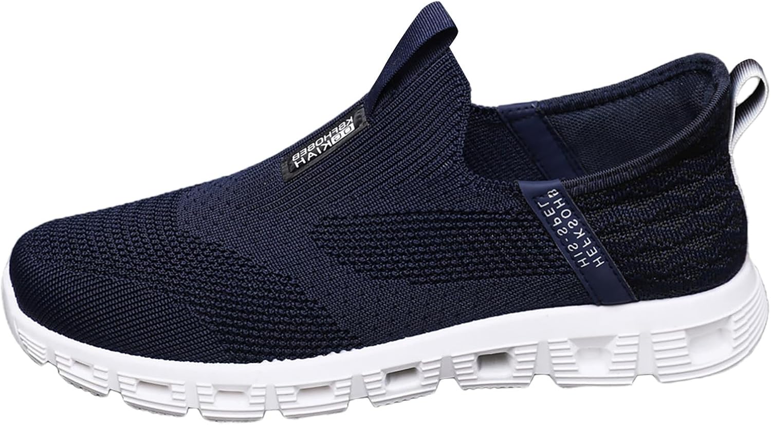 Мужские слипоны для ходьбы, повседневные и нарядные, с супинатором из памяти формы, дышащие, с сеткой, модные кроссовки, нескользящие, для путешествий, бега и спорта Generic, синий
Мужские слипоны для ходьбы, повседневные и нарядные, с супинатором из памяти формы, дышащие, с сеткой, модные кроссовки, нескользящие, для путешествий, бега и спорта Generic, синий