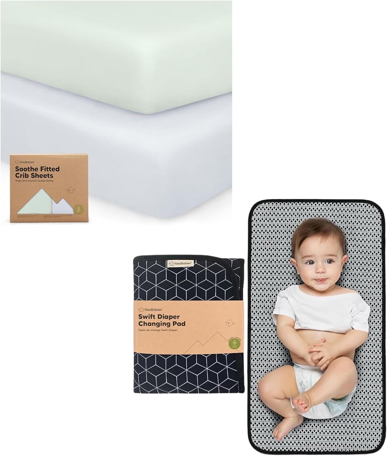 Комплект из 2 простыней для детской кроватки Keababies и портативный коврик для пеленания — мягкие и дышащие простыни для детской кроватки для мальчиков и девочек — водонепроницаемый складной коврик для пеленания ребенка
Комплект из 2 простыней для детской кроватки Keababies и портативный коврик для пеленания — мягкие и дышащие простыни для детской кроватки для мальчиков и девочек — водонепроницаемый складной коврик для пеленания ребенка
