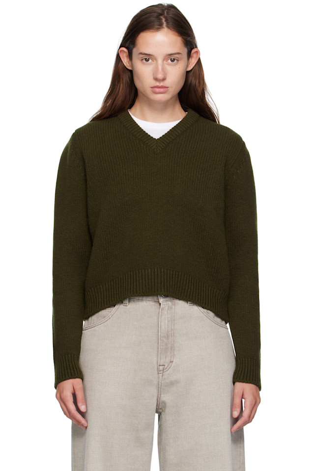 &Daughter Свитер Green Glenn с V-образным вырезом
&Daughter Свитер Green Glenn с V-образным вырезом