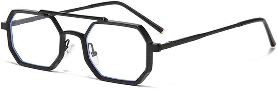 Мужские солнцезащитные очки в стиле ретро с двойной перемычкой, многоугольные, маленькие, с прозрачными линзами с градиентом цвета "океан", женские очки в металлической оправе HHZZYVY, Black Clear
Мужские солнцезащитные очки в стиле ретро с двойной перемычкой, многоугольные, маленькие, с прозрачными линзами с градиентом цвета "океан", женские очки в металлической оправе HHZZYVY, Black Clear