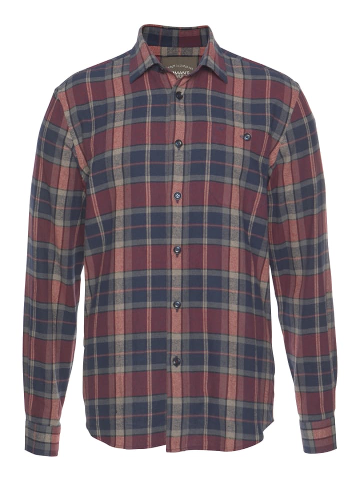 Рубашка фланелевая сине-красно-серого цвета Man's World
Рубашка фланелевая сине-красно-серого цвета Man's World
