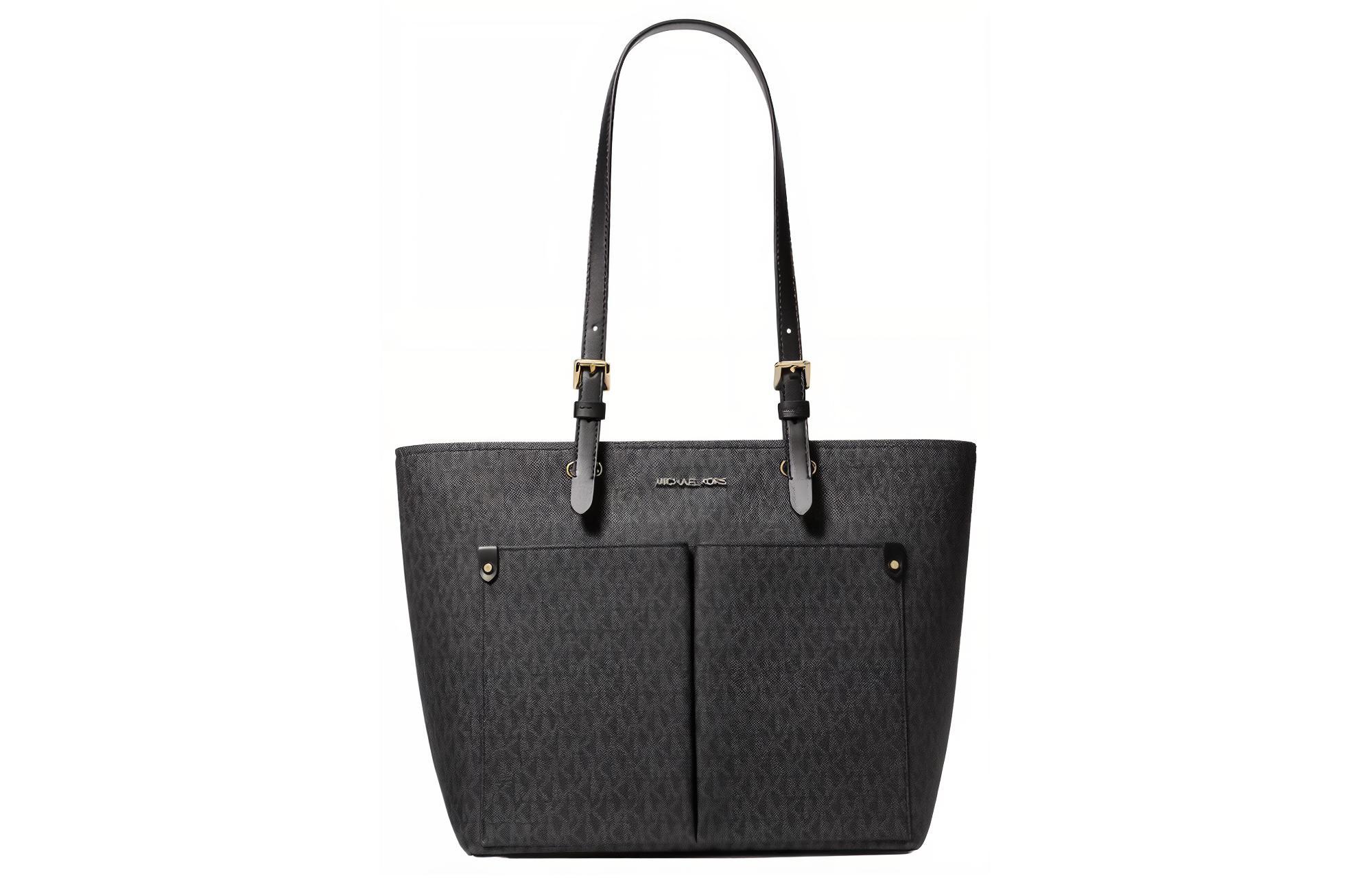 MICHAEL KORS Дорожная сумка из холста с хозяйственной сумкой, шоппером, плечевой сумкой, дамской сумкой среднего размера черного цвета
MICHAEL KORS Дорожная сумка из холста с хозяйственной сумкой, шоппером, плечевой сумкой, дамской сумкой среднего размера черного цвета