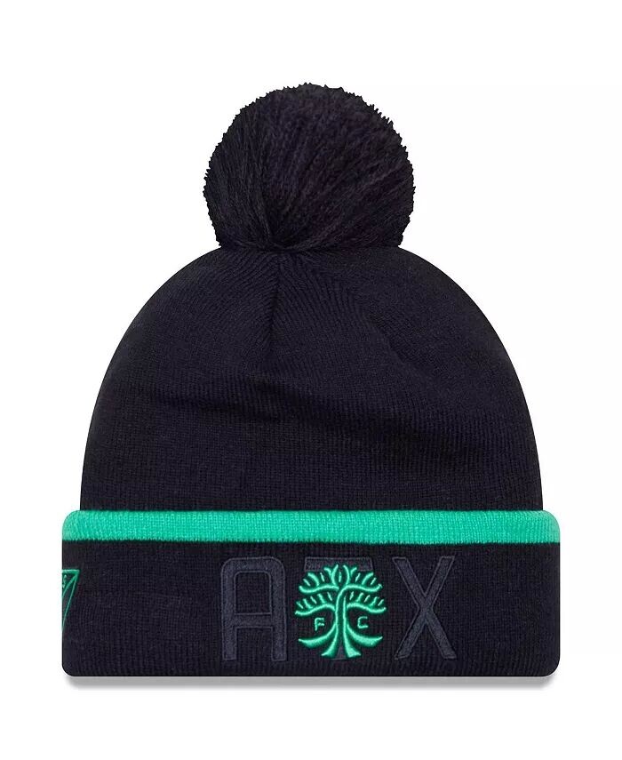 Мужская черная вязаная шапка с манжетами и помпоном Austin FC Wordmark Kick Off New Era
Мужская черная вязаная шапка с манжетами и помпоном Austin FC Wordmark Kick Off New Era