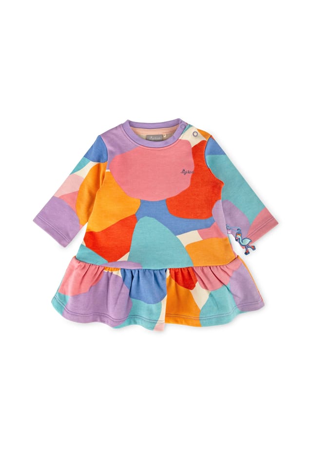 Платье-Толстовка с длинными рукавами и принтом «Дикий фламинго» для младенцев и малышей Sigikid, цвет bunt 
Платье-Толстовка с длинными рукавами и принтом «Дикий фламинго» для младенцев и малышей Sigikid, цвет bunt