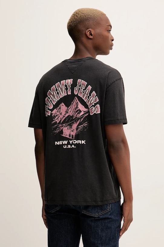 Хлопковая футболка Tommy Jeans, черный
Хлопковая футболка Tommy Jeans, черный