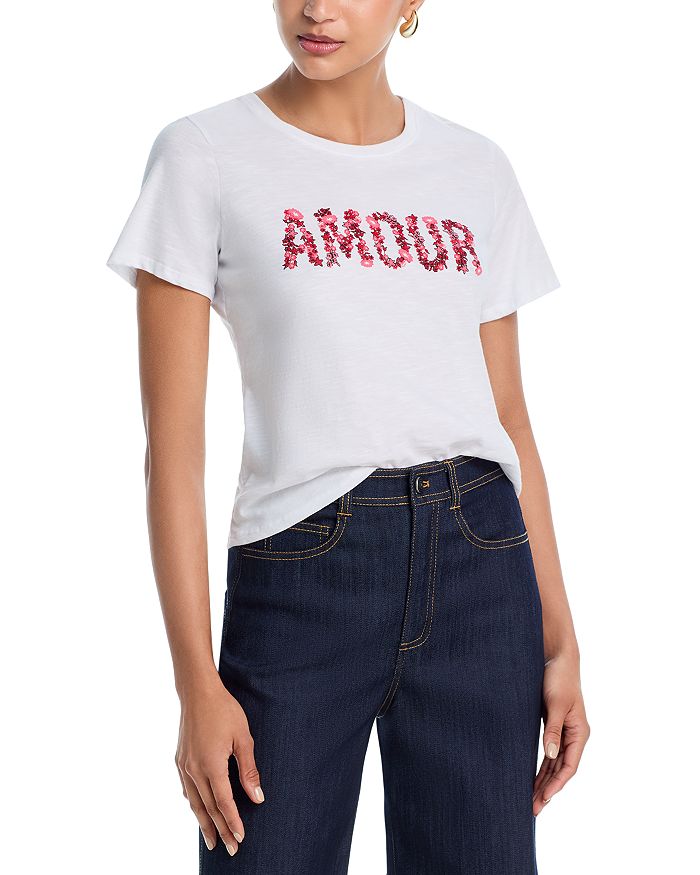 Футболка "Floral Amour" с цветочным принтом Cinq à Sept, белый
Футболка "Floral Amour" с цветочным принтом Cinq à Sept, белый