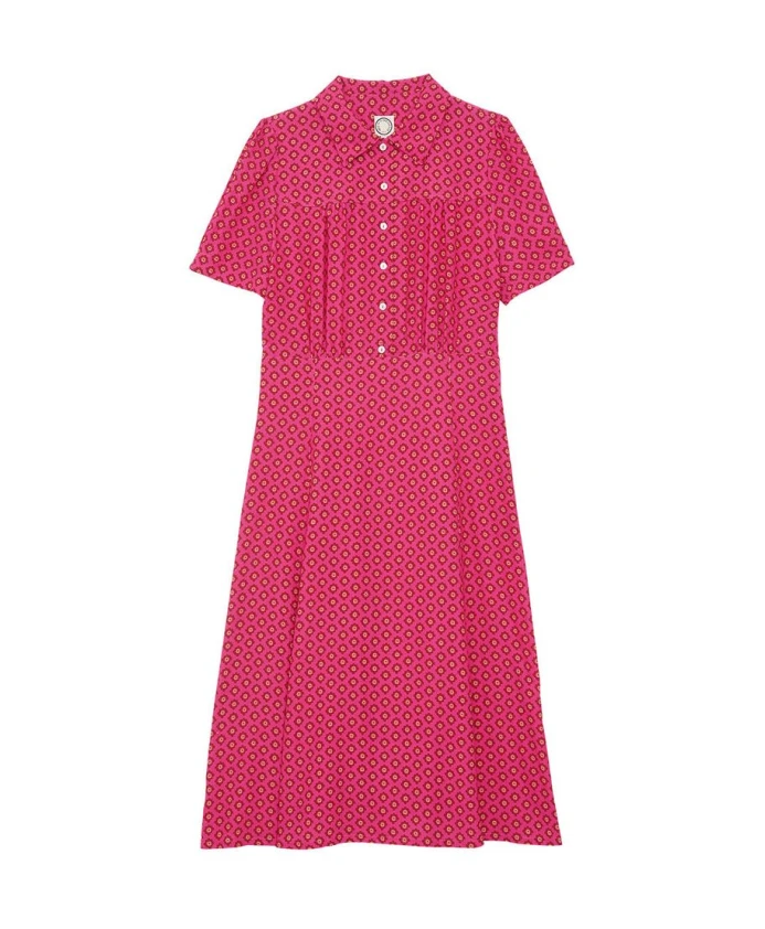 Летнее платье с принтом Ines De La Fressange Paris, розовый
Летнее платье с принтом Ines De La Fressange Paris, розовый