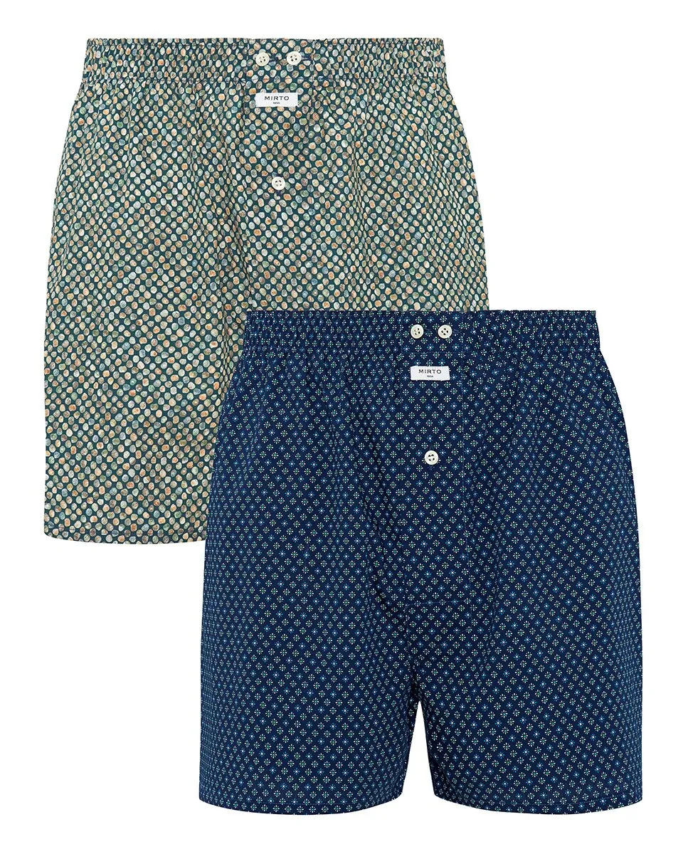 Комплект из 2 боксеров из разноцветной ткани Mirto, синий
Комплект из 2 боксеров из разноцветной ткани Mirto, синий
