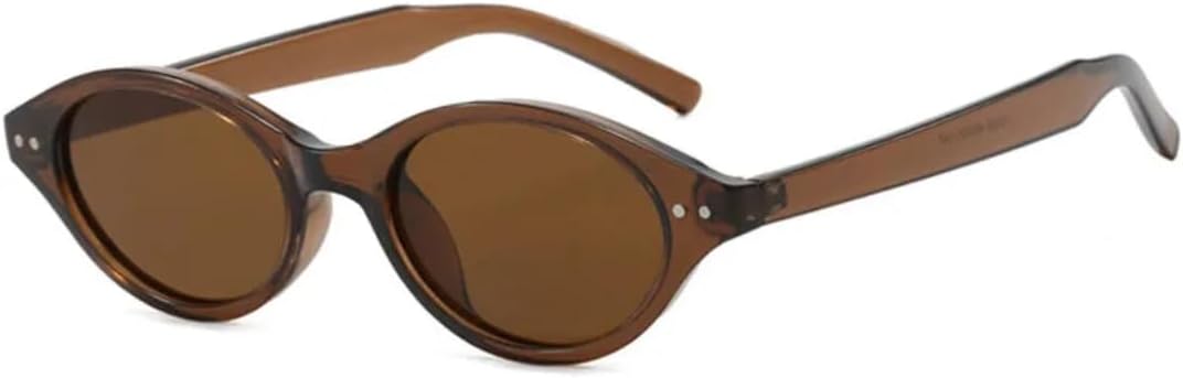 Модные женские солнцезащитные очки в маленькой овальной оправе с роскошными заклепками, мужские солнцезащитные очки для активного отдыха и путешествий, защита от УФ-излучения UV400 VVTWSSW, Brown Brown
Модные женские солнцезащитные очки в маленькой овальной оправе с роскошными заклепками, мужские солнцезащитные очки для активного отдыха и путешествий, защита от УФ-излучения UV400 VVTWSSW, Brown Brown