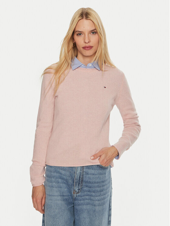 Свитер обычного кроя Tommy Hilfiger, розовый 
Свитер обычного кроя Tommy Hilfiger, розовый