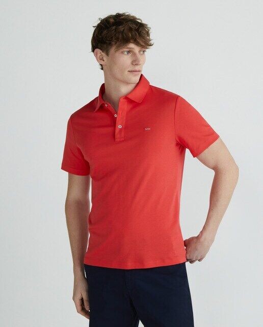 Мужская рубашка-поло из хлопка с вышитым логотипом на заказ Michael Kors, светло-синий
Мужская рубашка-поло из хлопка с вышитым логотипом на заказ Michael Kors, светло-синий