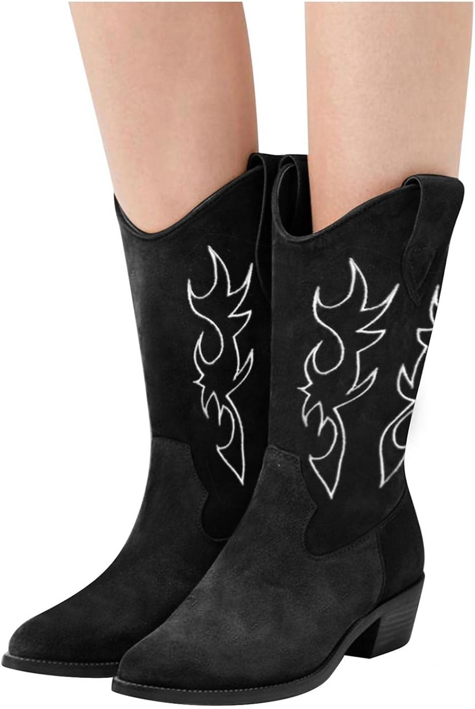 Женские сапоги Hbeylia Винтажные западные сапоги с острым носком Ковбойские сапоги для девушек Ретро замшевые, черный
Женские сапоги Hbeylia Винтажные западные сапоги с острым носком Ковбойские сапоги для девушек Ретро замшевые, черный