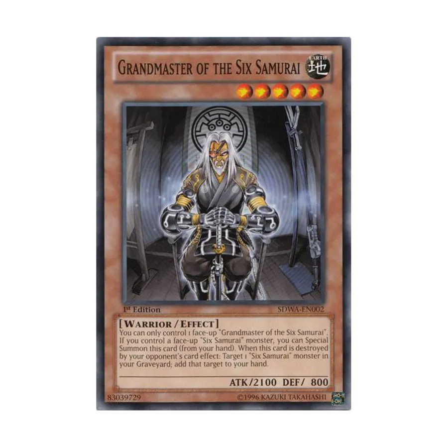 CCG Гроссмейстер Шести Самураев (Обычный), Yu-Gi-Oh - Structure Deck - Samurai Warlords - Singles 
CCG Гроссмейстер Шести Самураев (Обычный), Yu-Gi-Oh - Structure Deck - Samurai Warlords - Singles