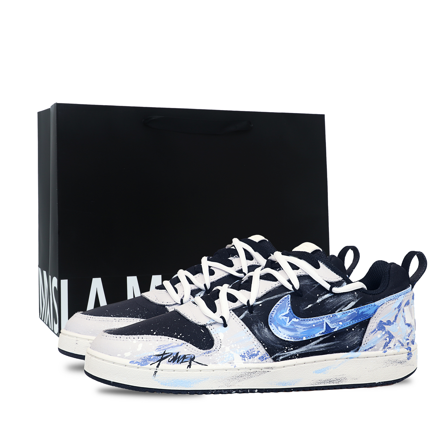 Nike Кроссовки для скейтбординга мужские Court Borough с полным покрытием, легкие, с поддержкой, низкие, цвет Black White Blue
Nike Кроссовки для скейтбординга мужские Court Borough с полным покрытием, легкие, с поддержкой, низкие, цвет Black White Blue