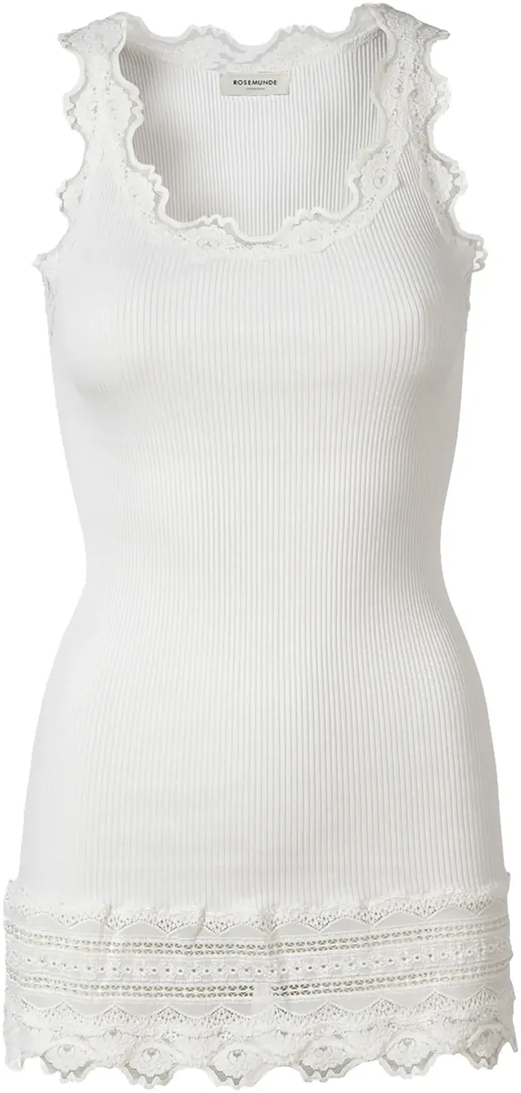 Майка Rosemunde "Benita Silk Top Camisole", с винтажным кружевом на вырезе и широким эластичным кружевом на подоле, белый
Майка Rosemunde "Benita Silk Top Camisole", с винтажным кружевом на вырезе и широким эластичным кружевом на подоле, белый