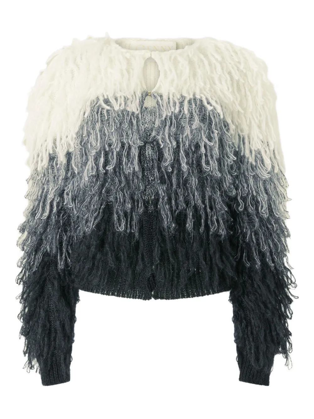 Кардиган с бахромой и эффектом омбре Genny, белый
Кардиган с бахромой и эффектом омбре Genny, белый