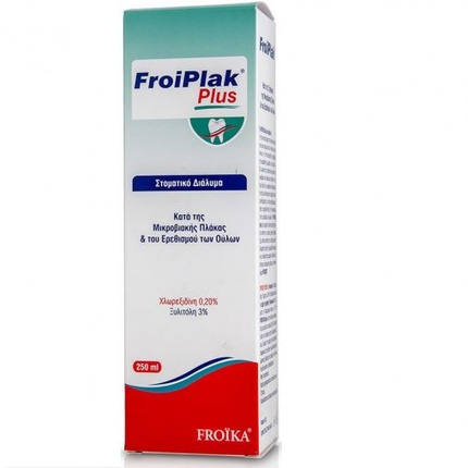 Froiplak Plus Ополаскиватель для полости рта 250 мл Froika
Froiplak Plus Ополаскиватель для полости рта 250 мл Froika