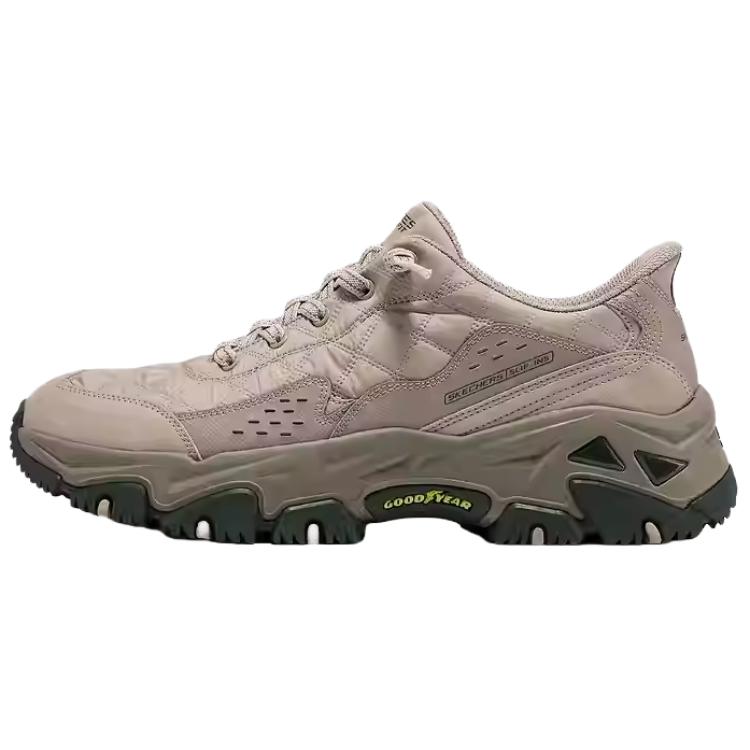 Мужские OUTDOOR нескользящие, устойчивые к истиранию, дышащие низкие туристические ботинки для скалолазания Men's Taupe Skechers, Taupe
Мужские OUTDOOR нескользящие, устойчивые к истиранию, дышащие низкие туристические ботинки для скалолазания Men's Taupe Skechers, Taupe