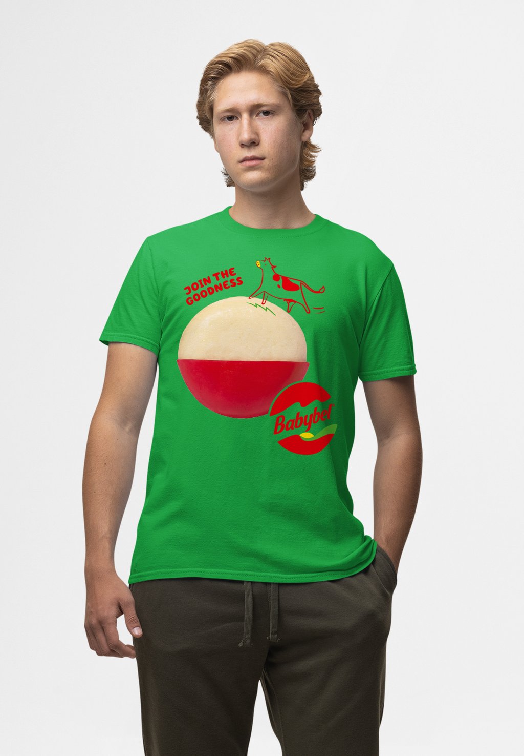 Футболка с принтом BEL JOIN THE GOODNESS Henry Tiger, зеленый 
Футболка с принтом BEL JOIN THE GOODNESS Henry Tiger, зеленый