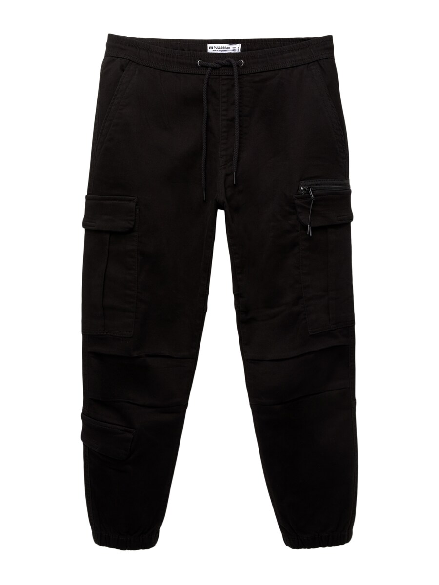 Зауженные брюки-карго Pull&Bear, черный
Зауженные брюки-карго Pull&Bear, черный