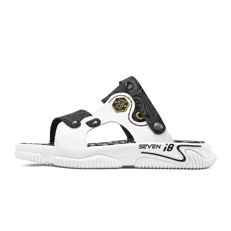 Сандалии-слайдеры с резиновой подошвой и противоскользящим покрытием для мужчин Bull charm, Black
Сандалии-слайдеры с резиновой подошвой и противоскользящим покрытием для мужчин Bull charm, Black