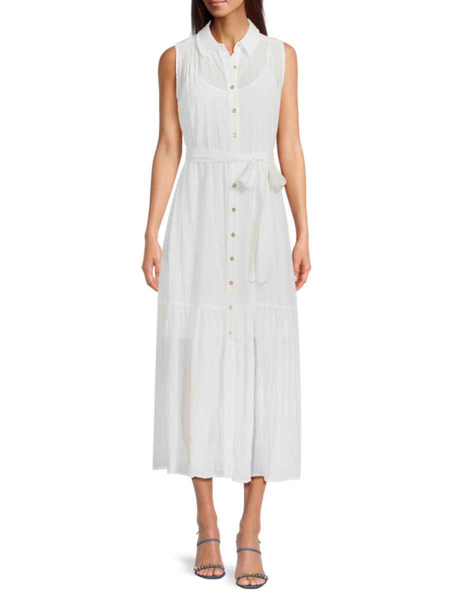 Платье миди с заостренным воротником и поясом Tommy Hilfiger, слоновая кость
Платье миди с заостренным воротником и поясом Tommy Hilfiger, слоновая кость