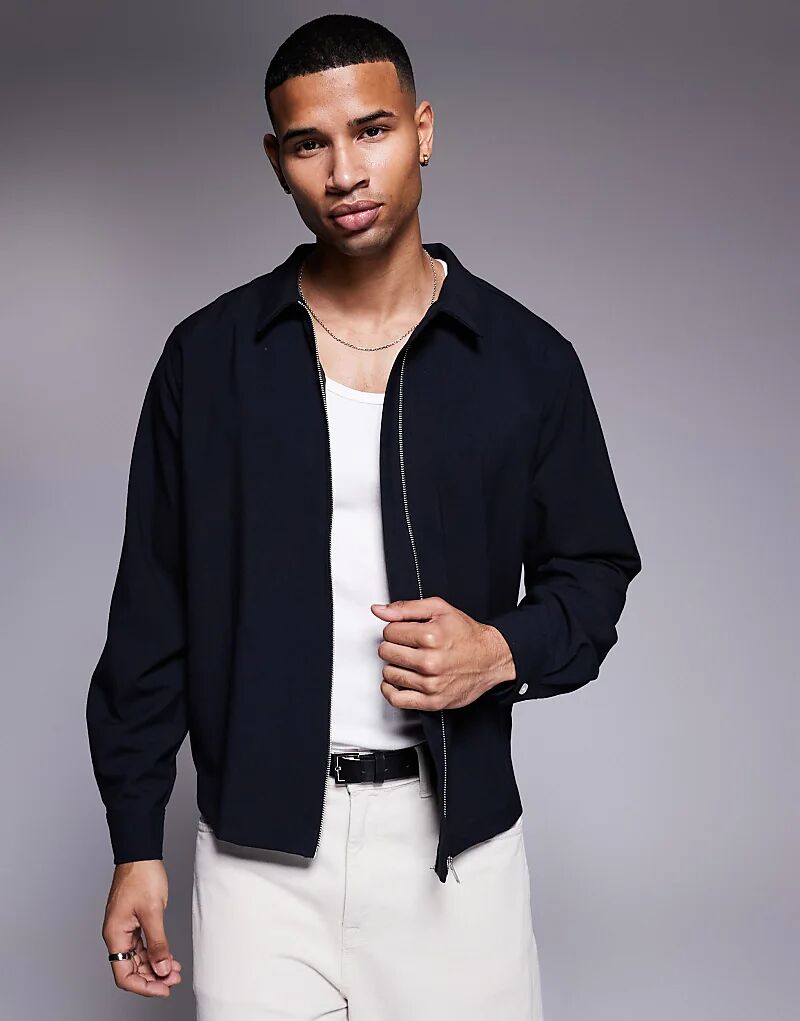 Свободная рубашка ASOS DESIGN темно-синего цвета (часть комплекта)
Свободная рубашка ASOS DESIGN темно-синего цвета (часть комплекта)