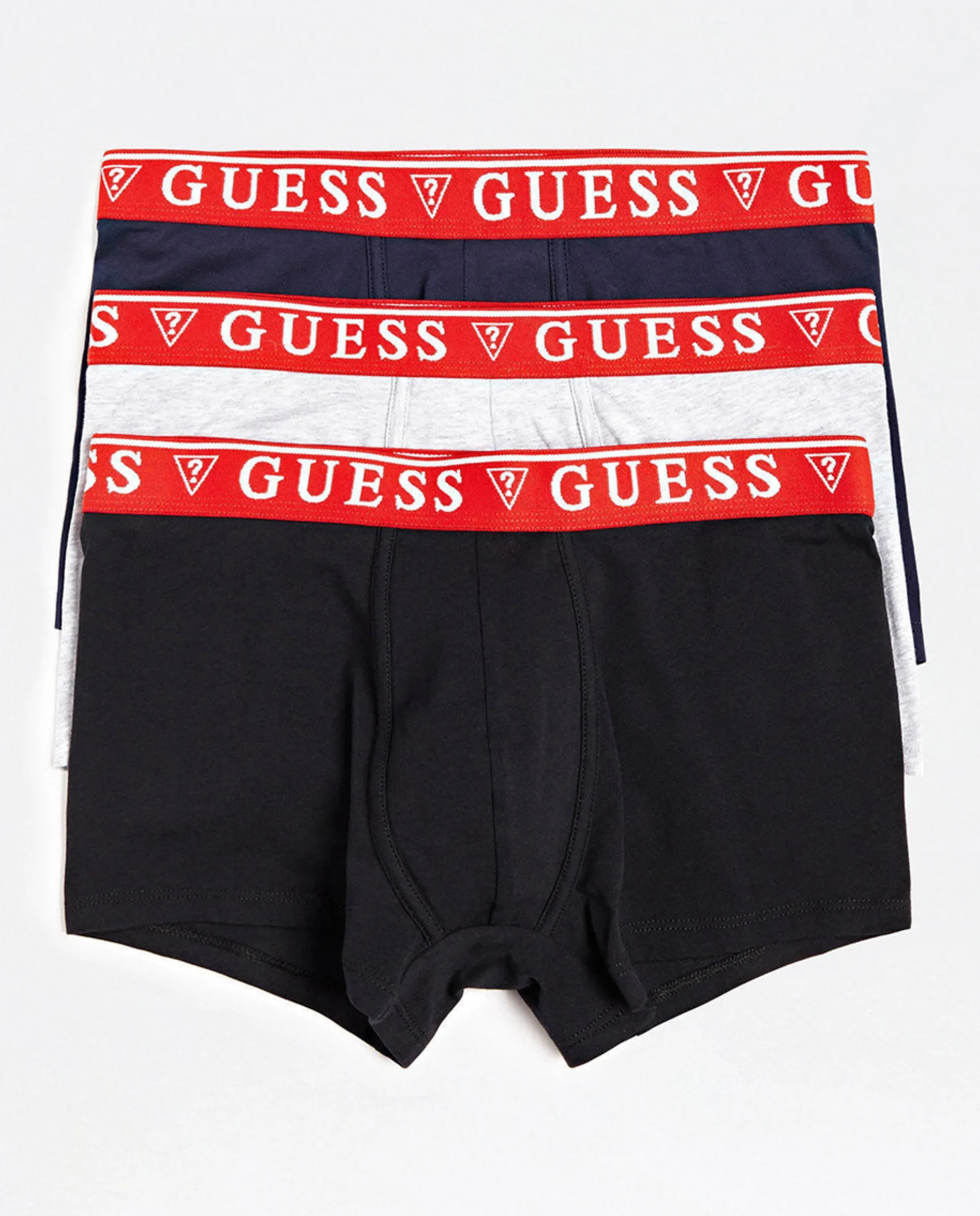 Набор из 5 закрытых боксеров из трикотажа Guess, многоцветный 
Набор из 5 закрытых боксеров из трикотажа Guess, многоцветный