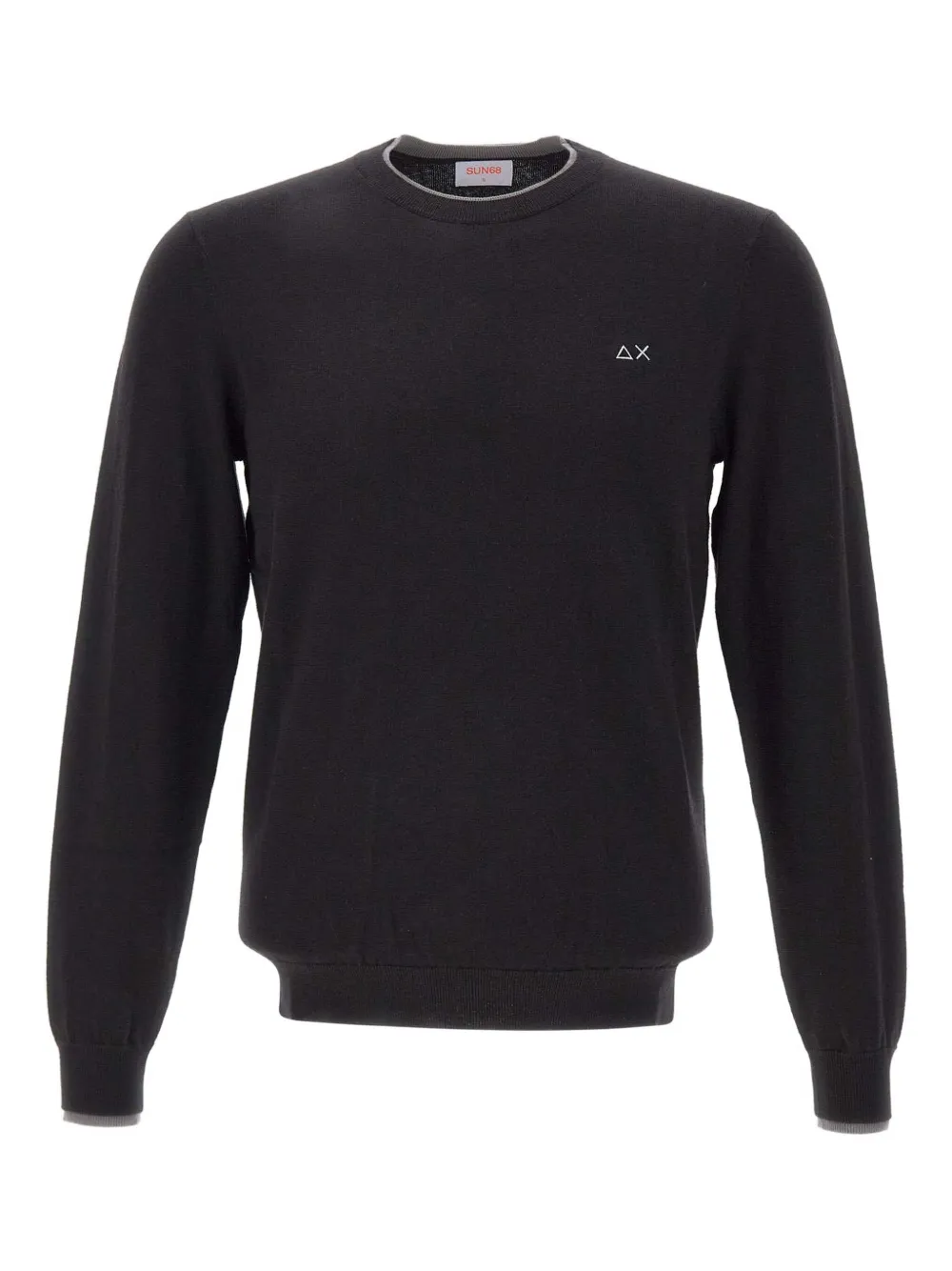 Шерстяной свитер с круглым вырезом Sun68, черный
Шерстяной свитер с круглым вырезом Sun68, черный