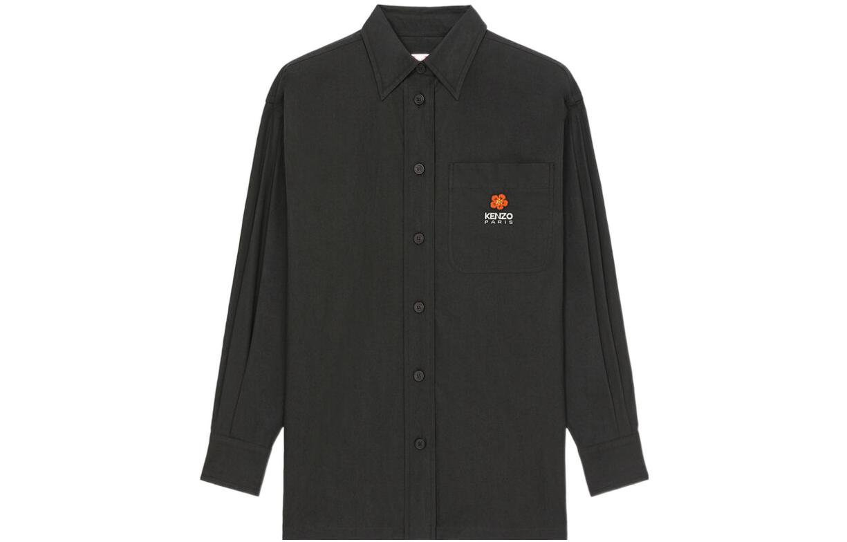 Рубашка на пуговицах Boke Flower KENZO, черная
Рубашка на пуговицах Boke Flower KENZO, черная