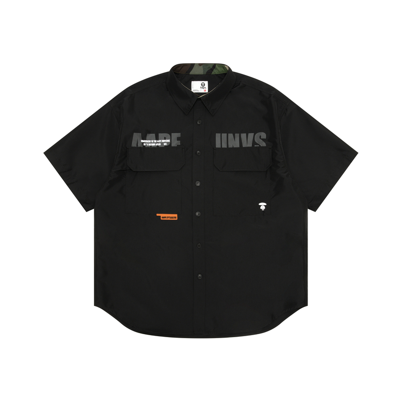 Рубашка с принтом логотипа A Bathing APE Aape, черный
Рубашка с принтом логотипа A Bathing APE Aape, черный