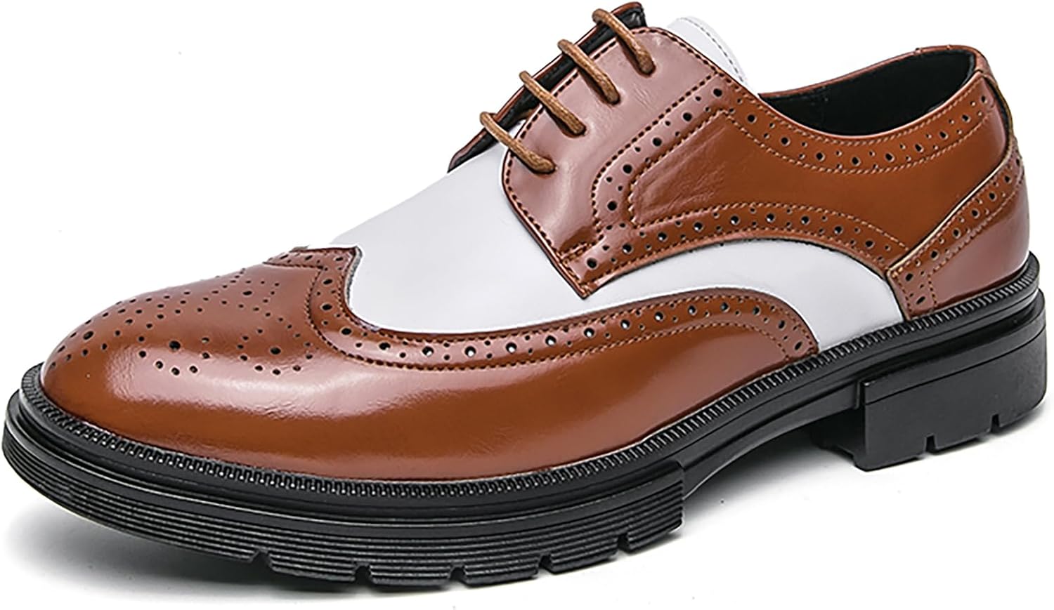 Мужские оксфорды сшитые из двух тонов, классические с круглым носком, с резьбой, шнуровкой и крылатым носком, удобные, на низком каблуке, деловые туфли-дерби для повседневной носки, свадьбы, вечеринок, танцев и ужинов Qeosnbx, коричневый
Мужские оксфорды сшитые из двух тонов, классические с круглым носком, с резьбой, шнуровкой и крылатым носком, удобные, на низком каблуке, деловые туфли-дерби для повседневной носки, свадьбы, вечеринок, танцев и ужинов Qeosnbx, коричневый