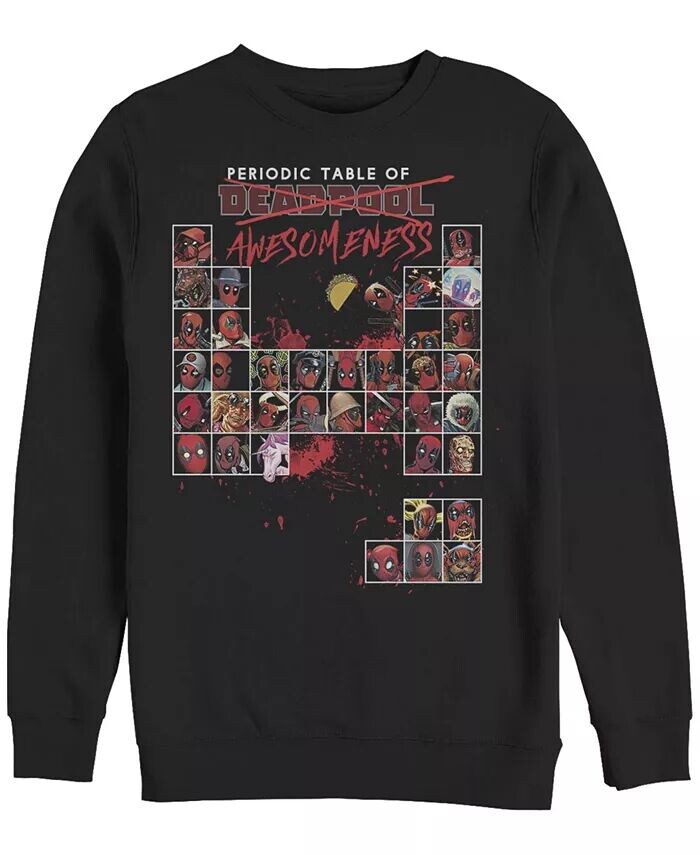 Мужской флисовый свитер Deadpool Periodic Crew Fifth Sun, черный
Мужской флисовый свитер Deadpool Periodic Crew Fifth Sun, черный