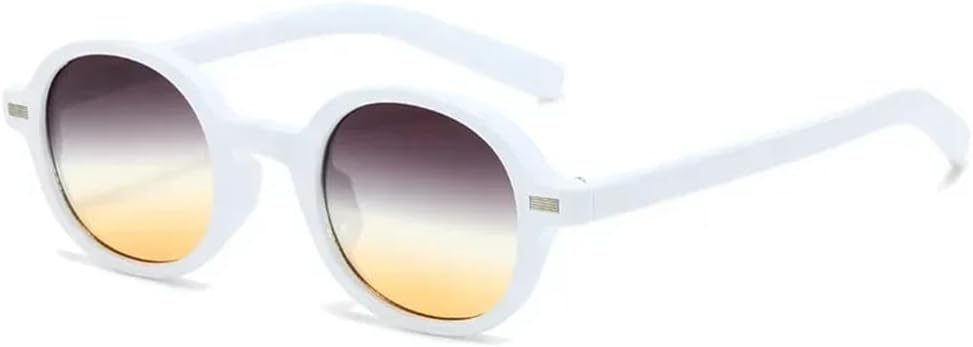 Солнцезащитные очки UV400 с круглыми прозрачными линзами цвета океанско-голубого и розового градиента, в стиле панк, с заклепками, для женщин и мужчин, для бега и занятий спортом на открытом воздухе UYPTK, White Gray Tea
Солнцезащитные очки UV400 с круглыми прозрачными линзами цвета океанско-голубого и розового градиента, в стиле панк, с заклепками, для женщин и мужчин, для бега и занятий спортом на открытом воздухе UYPTK, White Gray Tea