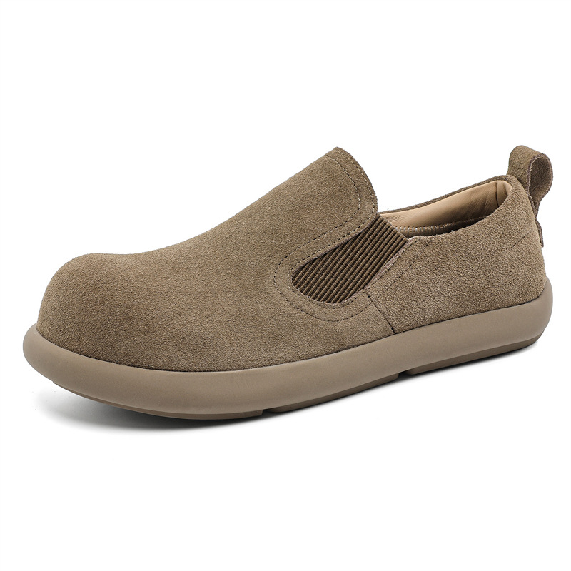 WEISHIBANGWEI Мужские повседневные туфли хаки на скрытой платформе, цвет Khaki Hidden Wedge
WEISHIBANGWEI Мужские повседневные туфли хаки на скрытой платформе, цвет Khaki Hidden Wedge