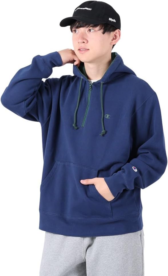 Худи Champion C3-Y103, с длинным рукавом, 100% хлопок, США, вышивка, логотип One Point, толстовка с капюшоном и застежкой-молнией до середины груди, мужская, повседневная, темно-синий
Худи Champion C3-Y103, с длинным рукавом, 100% хлопок, США, вышивка, логотип One Point, толстовка с капюшоном и застежкой-молнией до середины груди, мужская, повседневная, темно-синий