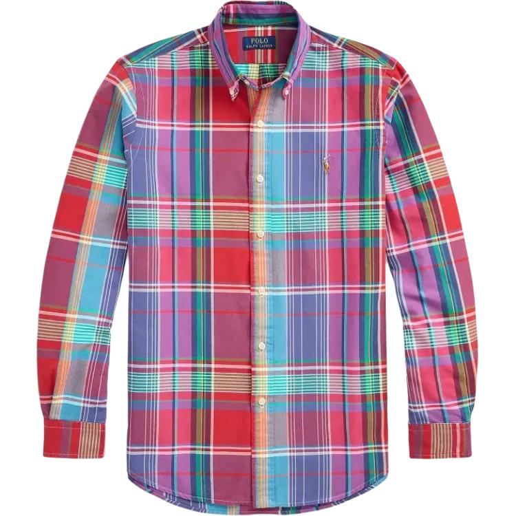 Polo Ralph Lauren Рубашка мужская красная FW24
Polo Ralph Lauren Рубашка мужская красная FW24