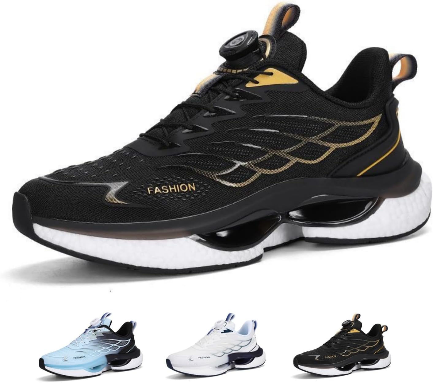 Мужские массивные кроссовки MACEFIL на платформе, стильные повседневные кроссовки в стиле Dad, дышащие с воздушной амортизацией, для бега и спорта, черный
Мужские массивные кроссовки MACEFIL на платформе, стильные повседневные кроссовки в стиле Dad, дышащие с воздушной амортизацией, для бега и спорта, черный