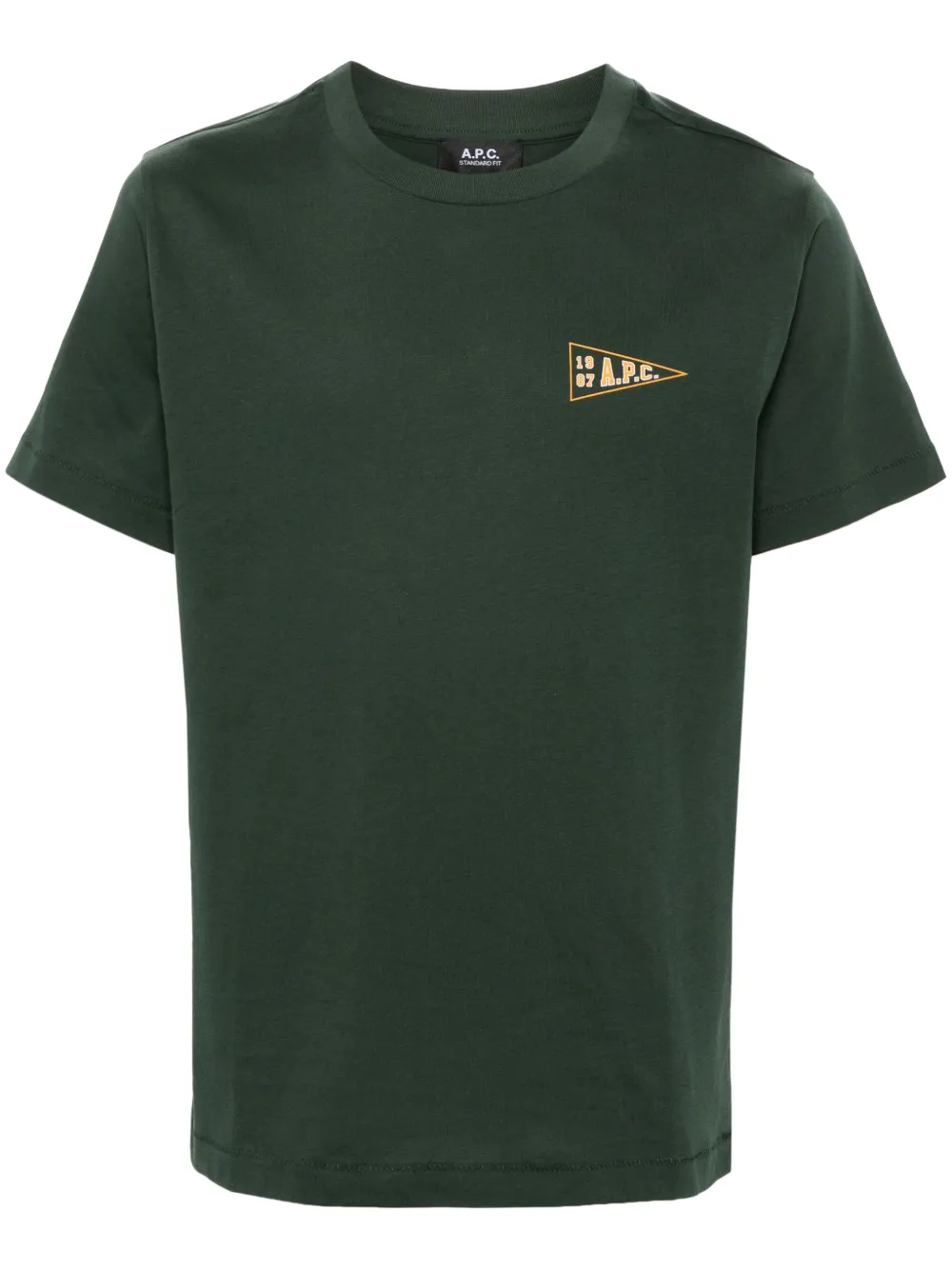 Футболка с логотипом A.P.C., зеленый
Футболка с логотипом A.P.C., зеленый