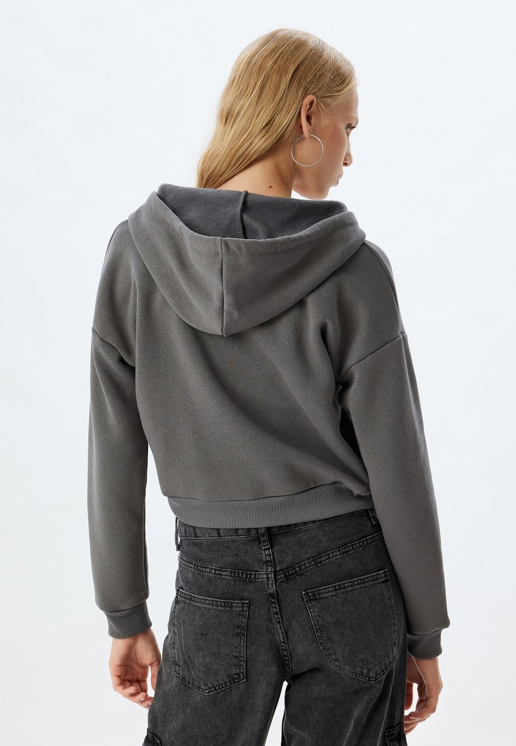 Толстовка на молнии Koton, антрацит
Толстовка на молнии Koton, антрацит