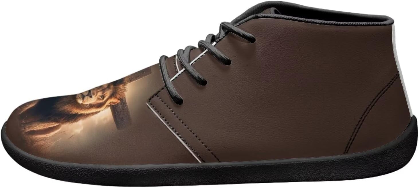 Мужские кроссовки с широкой носочной частью, с животным принтом, стильные, с противоскользящей подошвой и нулевым перепадом, для ходьбы и бега Xixirimido, Lion Cross
Мужские кроссовки с широкой носочной частью, с животным принтом, стильные, с противоскользящей подошвой и нулевым перепадом, для ходьбы и бега Xixirimido, Lion Cross