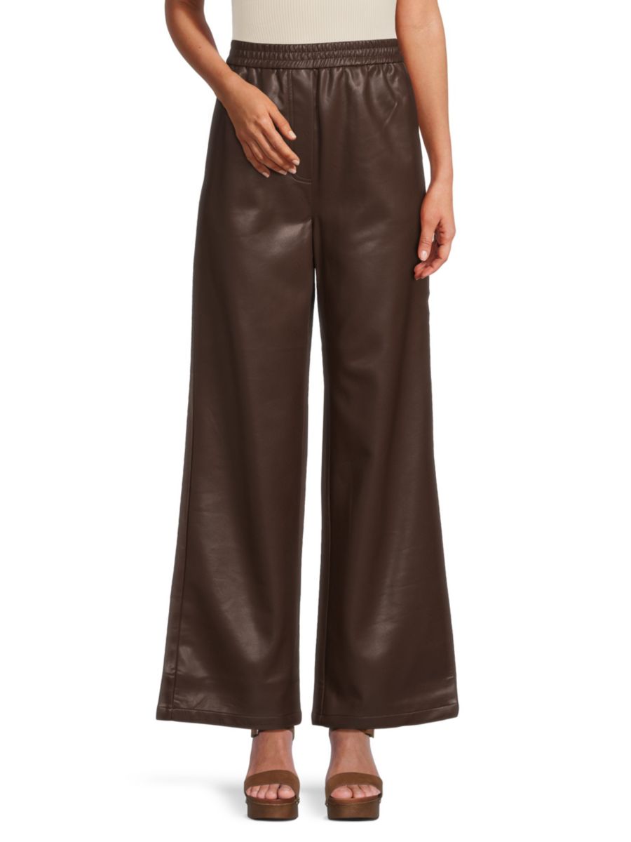 Широкие брюки из искусственной кожи The Range, цвет Chocolate
Широкие брюки из искусственной кожи The Range, цвет Chocolate