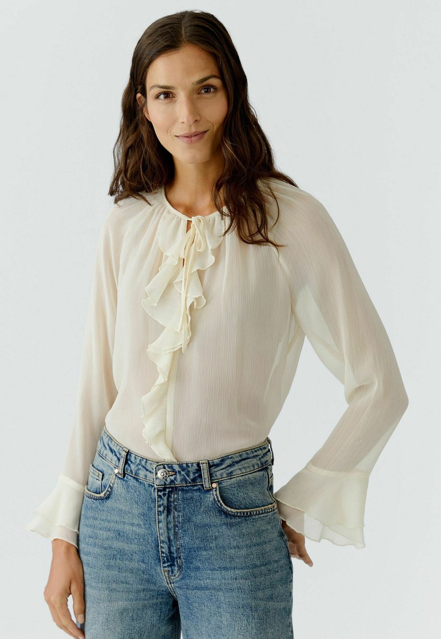 Блуза Oui Blouse, Whitecap Gray/Off-White
Блуза Oui Blouse, Whitecap Gray/Off-White