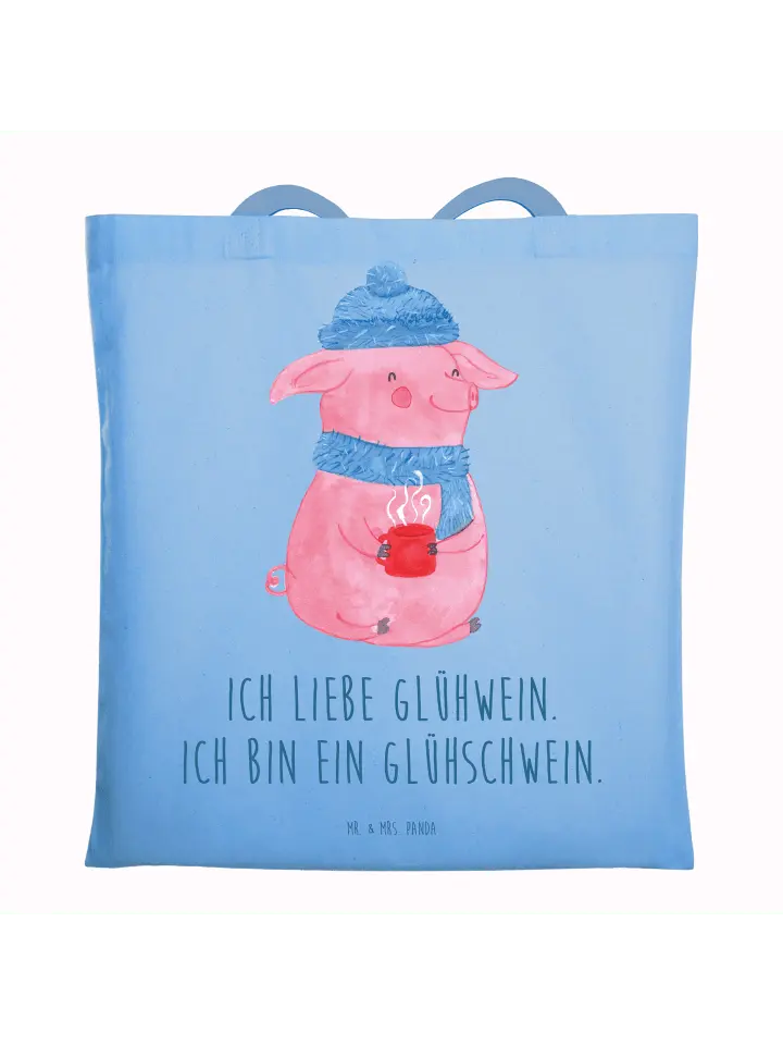 Сумка для переноски Mr & Mrs Panda Schwein Glühwein, небесно-синий
Сумка для переноски Mr & Mrs Panda Schwein Glühwein, небесно-синий